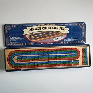 Wooden Cribbage Game Set
